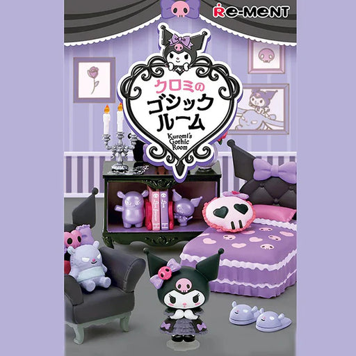 Re-Ment: Sanrio Kuromi's Gothic Room Blind Box - for just $15.99! 
