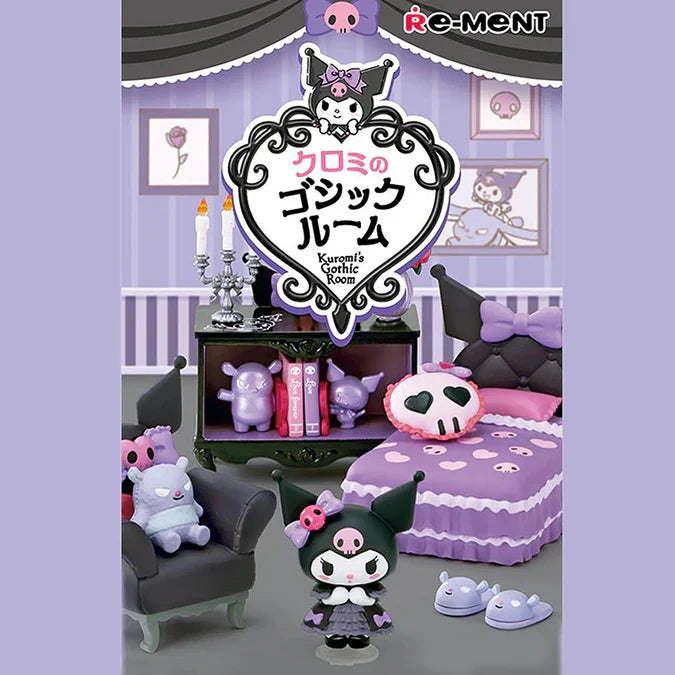 Re-Ment: Sanrio Kuromi's Gothic Room Blind Box - for just $15.99! 