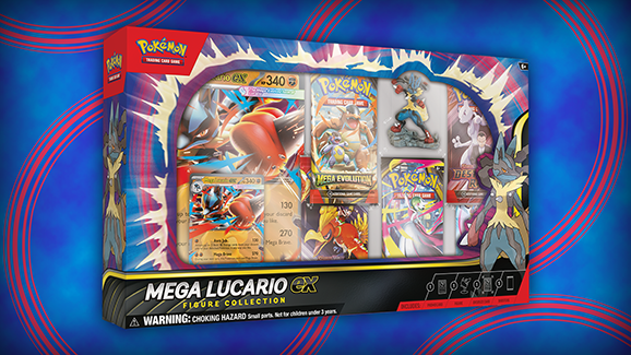 Pokemon TCG: Mega Lucario ex Figure Collection - for just $38! 