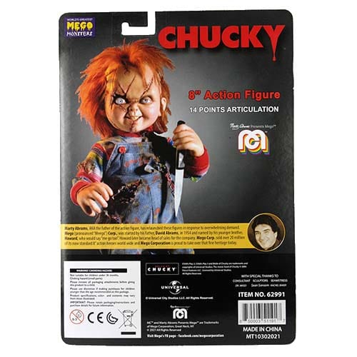 Mego Action Figure 8 Inch Chucky - Select Figure(s) - Just $15.20! Shop now at Retro Gaming of Denver