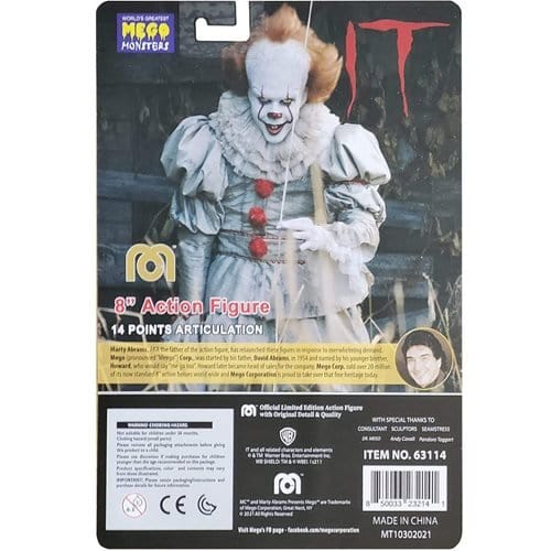 Mego Action Figure 8 Inch It Pennywise - Just $16.80! Shop now at Retro Gaming of Denver