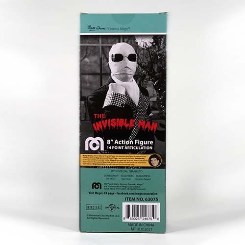 Mego Action Figure 8 Inch The Invisible Man (Box) - Just $16.80! Shop now at Retro Gaming of Denver