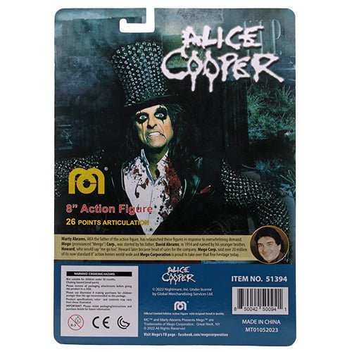 Mego Alice Cooper 8-Inch Action Figure - for just $25.99! 