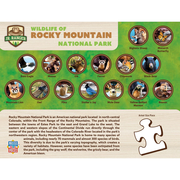 Wildlife of Rocky Mountain National Park - 100 Piece Jigsaw Puzzle - Just $12.99! Shop now at Retro Gaming of Denver