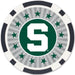 Michigan State Spartans 100 Piece Poker Chips - for just $14.99! 