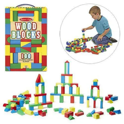 Melissa & Doug - 100 Wood Blocks Set - for just $19.62! 