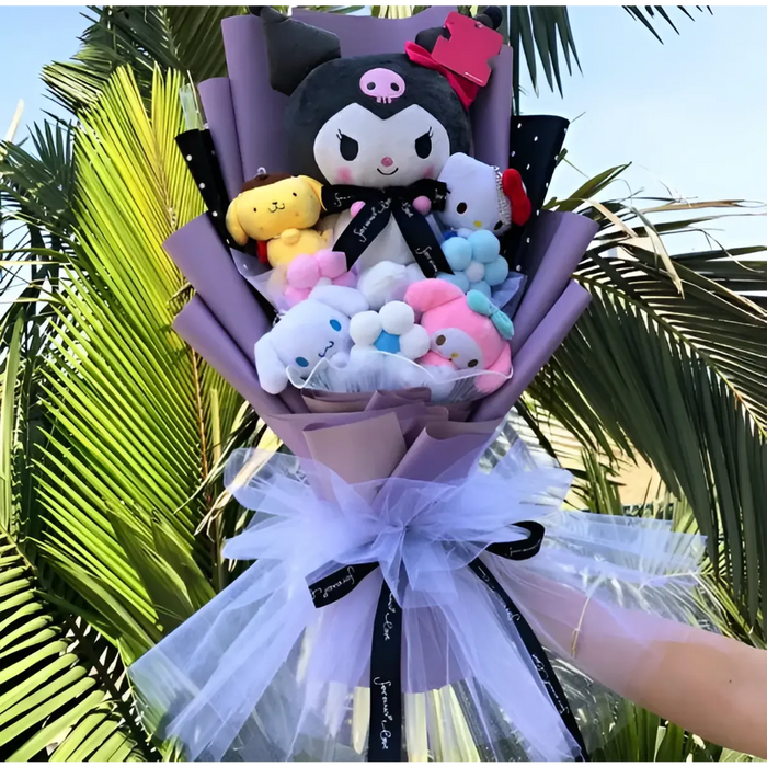 Plush Bouquet - My Melody, Kuromi, Cinnamoroll, KT Cat - for just $60.95! 
