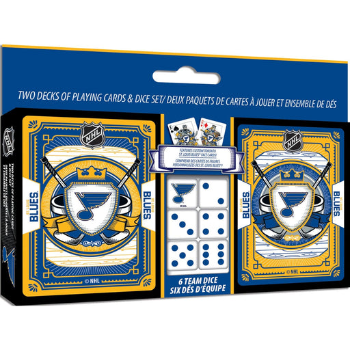 St. Louis Blues - 2-Pack Playing Cards & Dice Set - for just $19.99! 