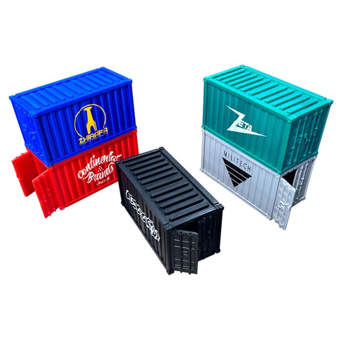 Cyberpunk Red Combat Zone: Terrain: Cargo Containers (5) - for just $50! 