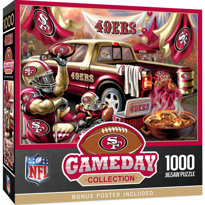 San Francisco 49ers - Gameday 1000 Piece Jigsaw Puzzle - Just $19.99! Shop now at Retro Gaming of Denver