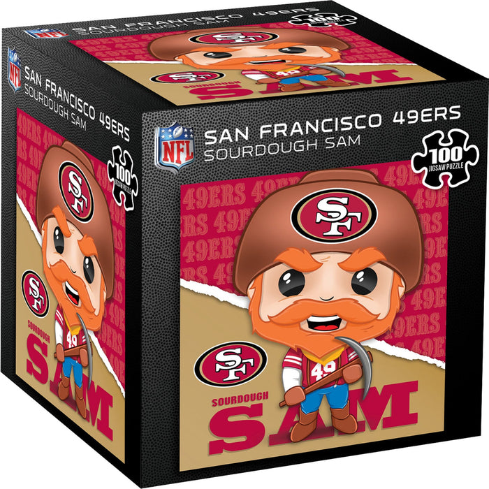 Sourdough Sam - San Francisco 49ers Mascot 100 Piece Jigsaw Puzzle - Just $7.99! Shop now at Retro Gaming of Denver