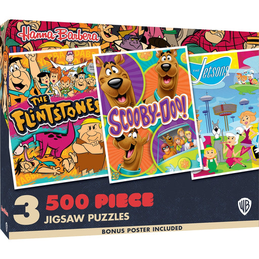 Hanna-Barbera - 500 Piece Jigsaw Puzzles 3 Pack - for just $24.99! 