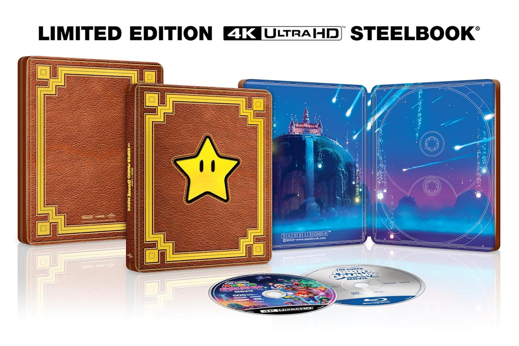 The Super Mario Galaxy Movie - Limited Edition Steelbook (4K Ultra HD + Blu-ray + Digital) - for just $44.99! 