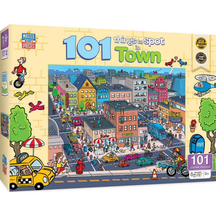 101 Things to Spot in Town - 101 Piece Jigsaw Puzzle - for just $12.99! 