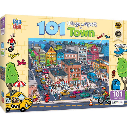 101 Things to Spot in Town - 101 Piece Jigsaw Puzzle - for just $12.99! 