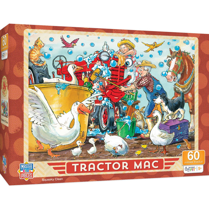 Tractor Mac - Squeeky Clean 60 Piece Jigsaw Puzzle - Just $12.99! Shop now at Retro Gaming of Denver