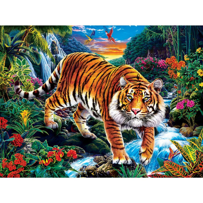 Glow in the Dark - Stalking Tiger 300 Piece EZ Grip Jigsaw Puzzle - for just $14.99! 