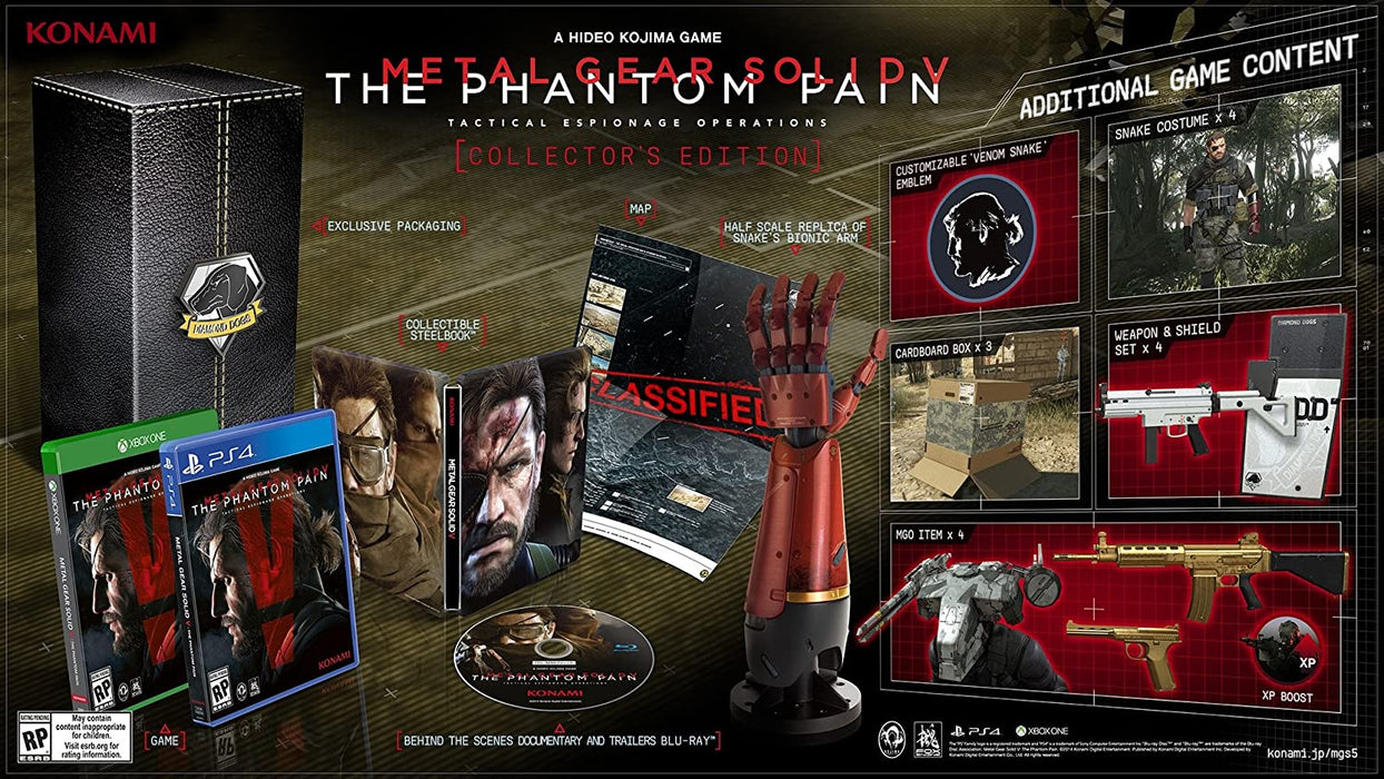 Metal Gear Solid V: The Phantom Pain Collector's Edition (Playstation 4) - Just $0! Shop now at Retro Gaming of Denver