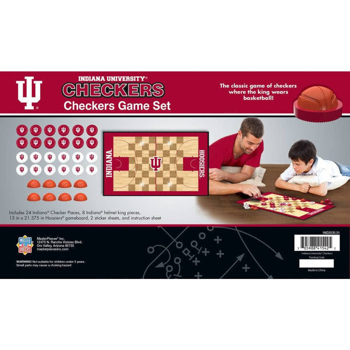 Indiana Hoosiers Checkers Board Game - for just $19.99! 