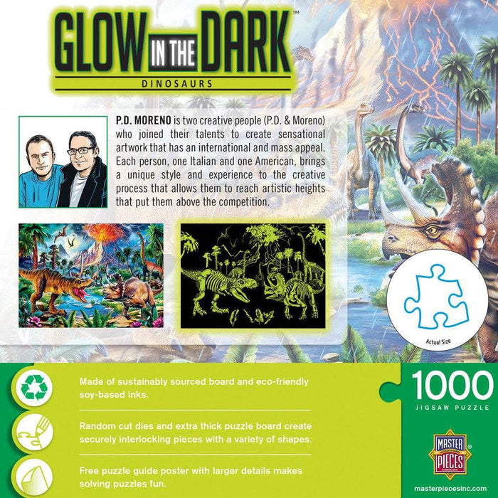 Glow in the Dark - Dinosaurs 1000 Piece Jigsaw Puzzle - for just $16.99! 