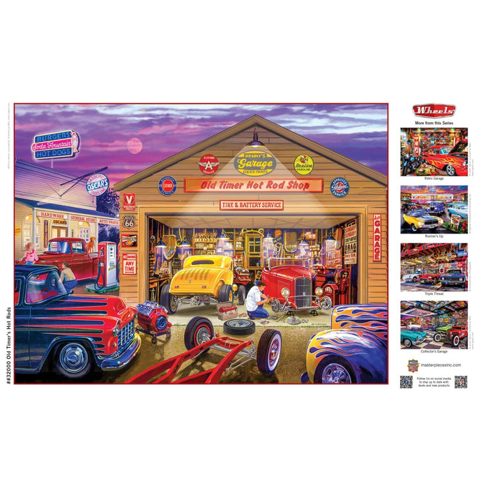 Wheels - Old Timer's Hot Rods 750 Piece Jigsaw Puzzle - for just $14.99! 