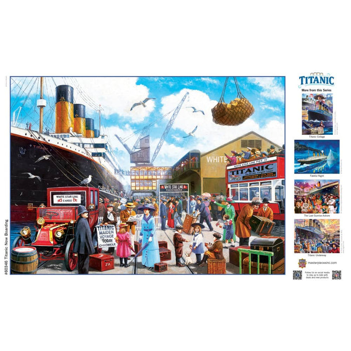 Titanic - Now Boarding 1000 Piece Jigsaw Puzzle - for just $16.99! 