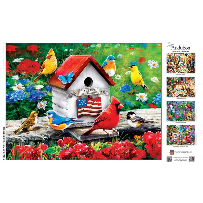 Audubon - An American Birdhouse 300 Piece EZ Grip Jigsaw Puzzle - for just $14.99! 