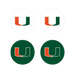 Miami Hurricanes Thumbgripz | Pack of 2 Pairs - for just $17.99! 