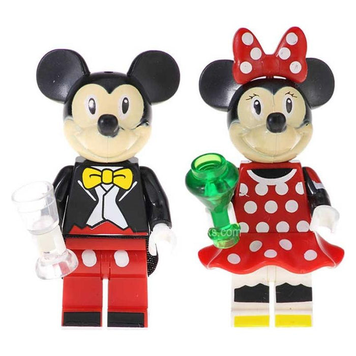 Mickey & Minnie Mouse Collectible Minifigures (Lego-Compatible Minifigures) - Just $8.99! Shop now at Retro Gaming of Denver