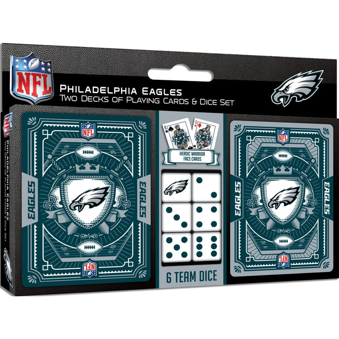 Philadelphia Eagles - 2-Pack Playing Cards & Dice Set - for just $19.99! 