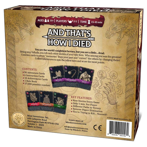 And That's How I Died - for just $24.99! 