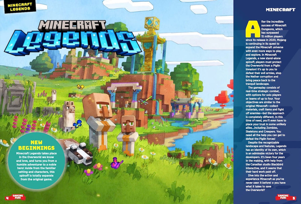 Ultimate Guide to Minecraft- Legends: All About The New Spinoff, By Fans For Fans, Independent & Unofficial, Expert Tips & Tricks, Trails & Tales Update News - for just $12.99! 