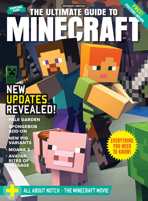 Minecraft - The Ultimate Guide: Notch's Shocking Announcement Of Potential Minecraft 2, The Minecraft Movie, New Updates, Pale Garden, Spongebob Add-On, New Pig Variants, Exclusive Insights & More! - for just $12.99! 
