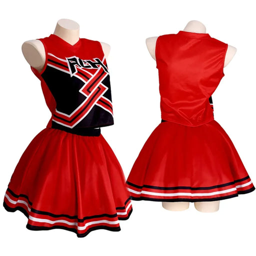 Takerlama RCH Printed Cheerleader Uniform Bring it On Cosplay Women's Fancy Dress Tank Top Mini Skirt Halloween Costume Clothes - for just $61.95! 