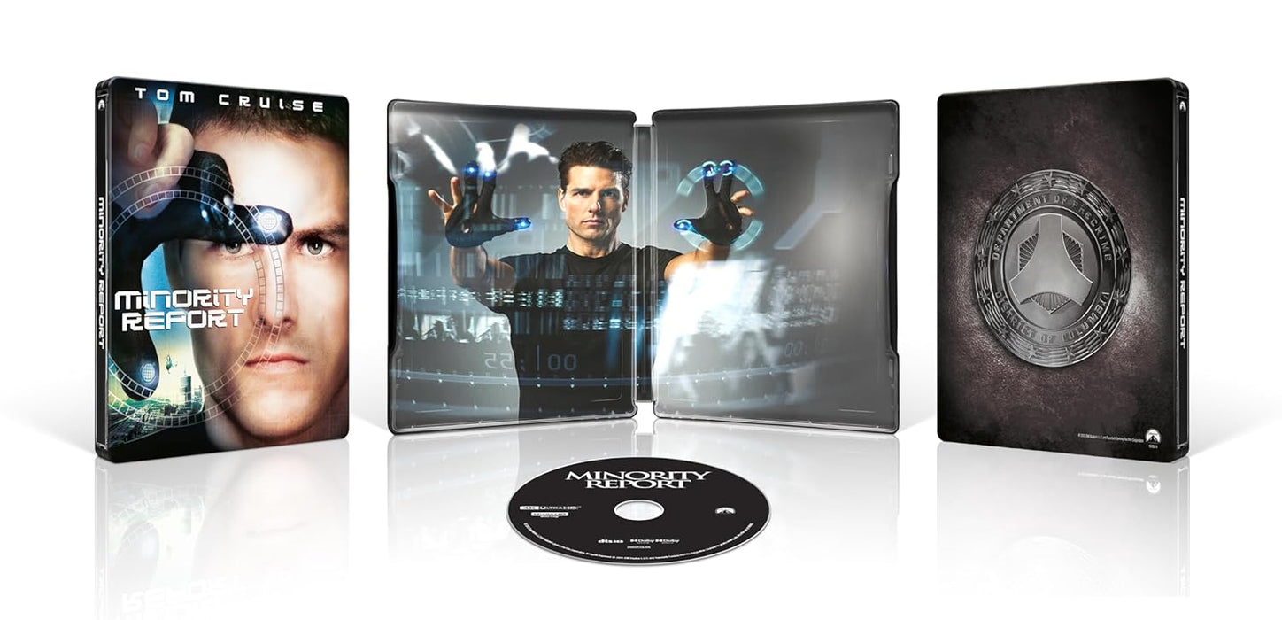 Minority Report - Limited Edition Steelbook (4K Ultra HD + Blu-ray + Digital) - for just $36.99! 