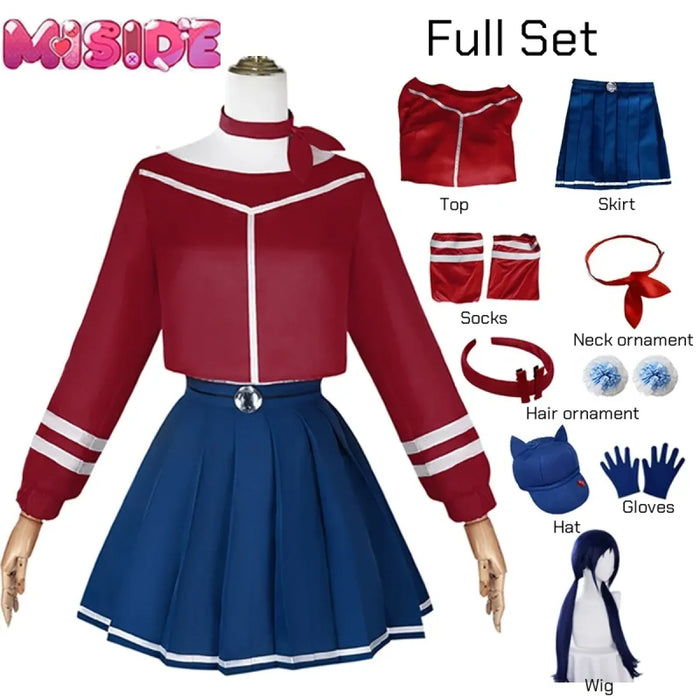 Mita Mira Cosplay School Uniform – MiSide Yandere JK Set for Girls & Women - for just $60.95! 