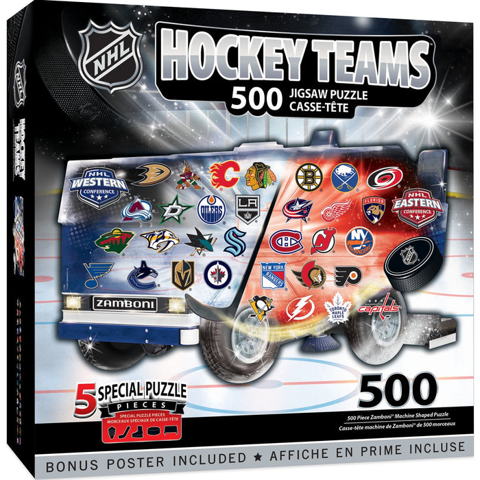 NHL - Zamboni 500 Piece Shaped Jigsaw Puzzle - Just $16.99! Shop now at Retro Gaming of Denver