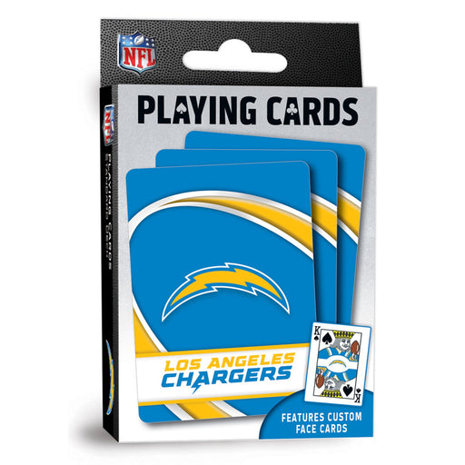 Los Angeles Chargers Playing Cards - 54 Card Deck - Just $6.99! Shop now at Retro Gaming of Denver