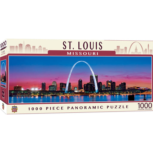 St. Louis, Missouri 1000 Piece Panoramic Jigsaw Puzzle - Just $19.99! Shop now at Retro Gaming of Denver