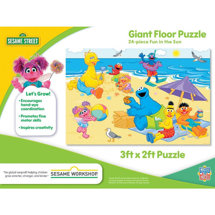 Sesame Street - Fun in The Sun 24 Piece Floor Jigsaw Puzzle - for just $19.99! 