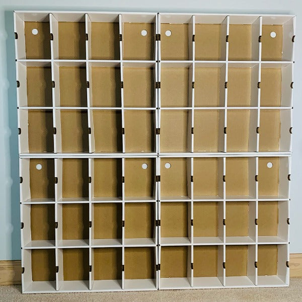 KUBBIE DLX WHITE (3x4) - In Box Display Case for Funko Pops, Wall Mountable & Stackable Pop Shelf (Cardboard) - for just $29.99! 