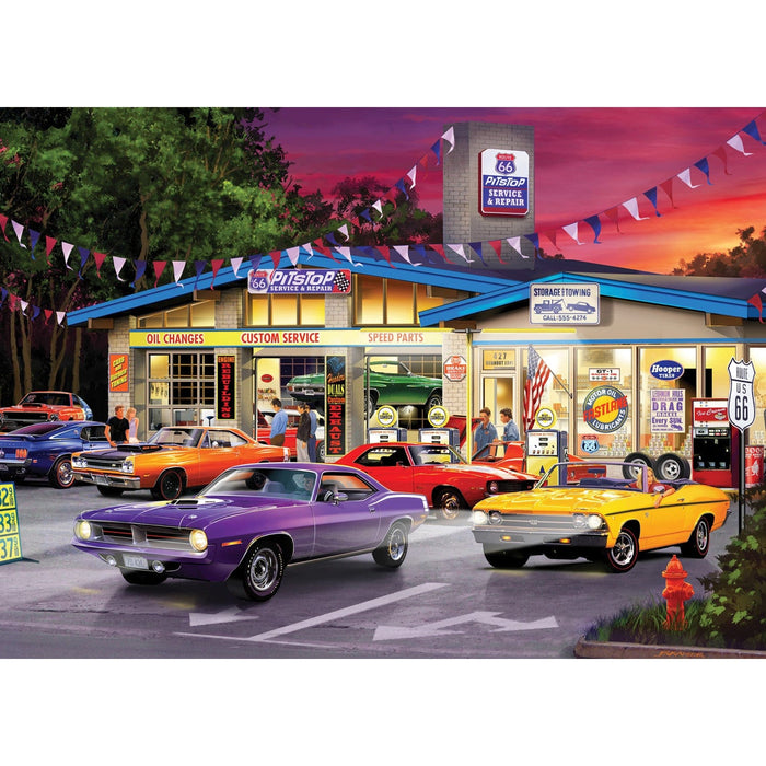 Cruisin' Route 66 - Pitstop 1000 Piece Jigsaw Puzzle - for just $16.99! 
