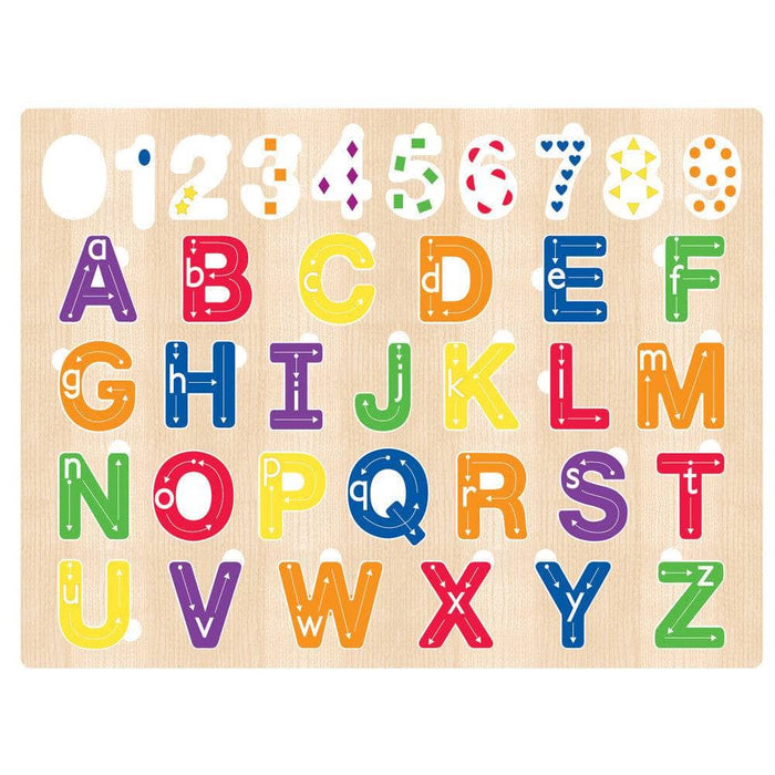 123's and ABC's - 36 Piece Wood Jigsaw Puzzle - for just $16.99! 
