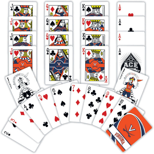 Virginia Cavaliers Playing Cards - 54 Card Deck - Premium Dice & Cards Sets - Just $6.99! Shop now at Retro Gaming of Denver