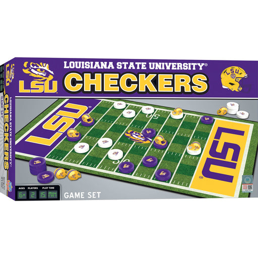 LSU Tigers Checkers Board Game - Just $19.99! Shop now at Retro Gaming of Denver