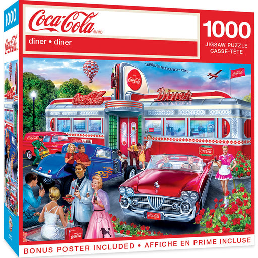 Coca-Cola - Diner 1000 Piece Jigsaw Puzzle - Just $16.99! Shop now at Retro Gaming of Denver