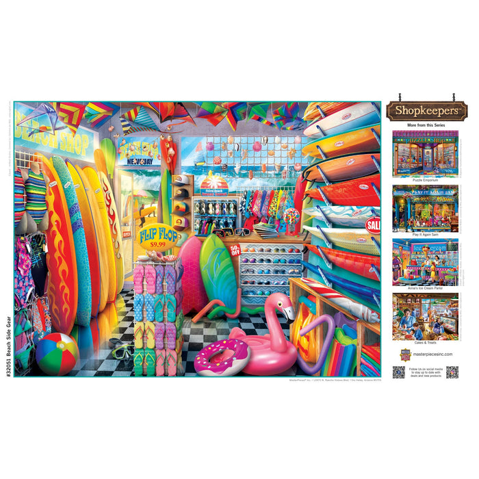 Shopkeepers - Beach Side Gear 750 Piece Jigsaw Puzzle - Just $14.99! Shop now at Retro Gaming of Denver