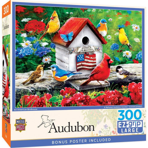 Audubon - An American Birdhouse 300 Piece EZ Grip Jigsaw Puzzle - for just $14.99! 