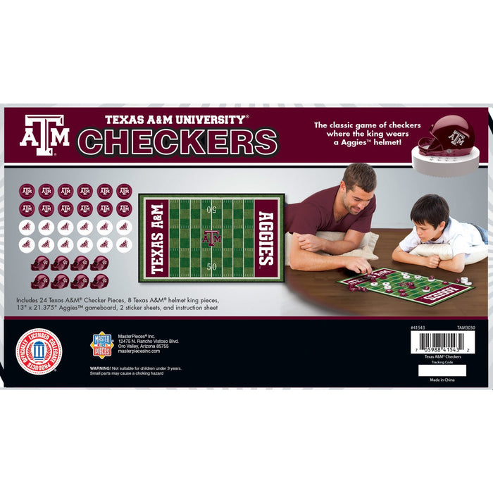 Texas A&M Aggies Checkers Board Game - Just $19.99! Shop now at Retro Gaming of Denver