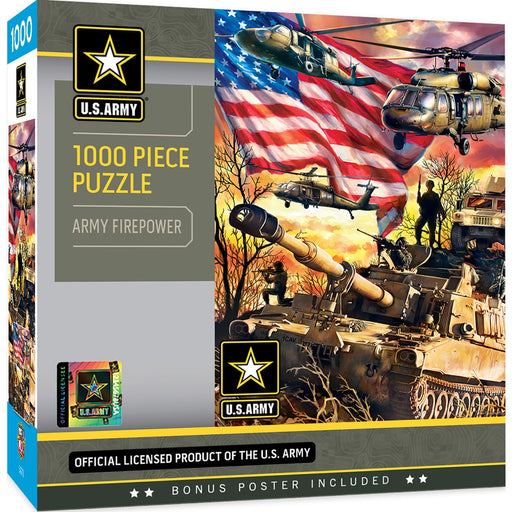 U.S. Army - Army Firepower 1000 Piece Jigsaw Puzzle - Just $16.99! Shop now at Retro Gaming of Denver